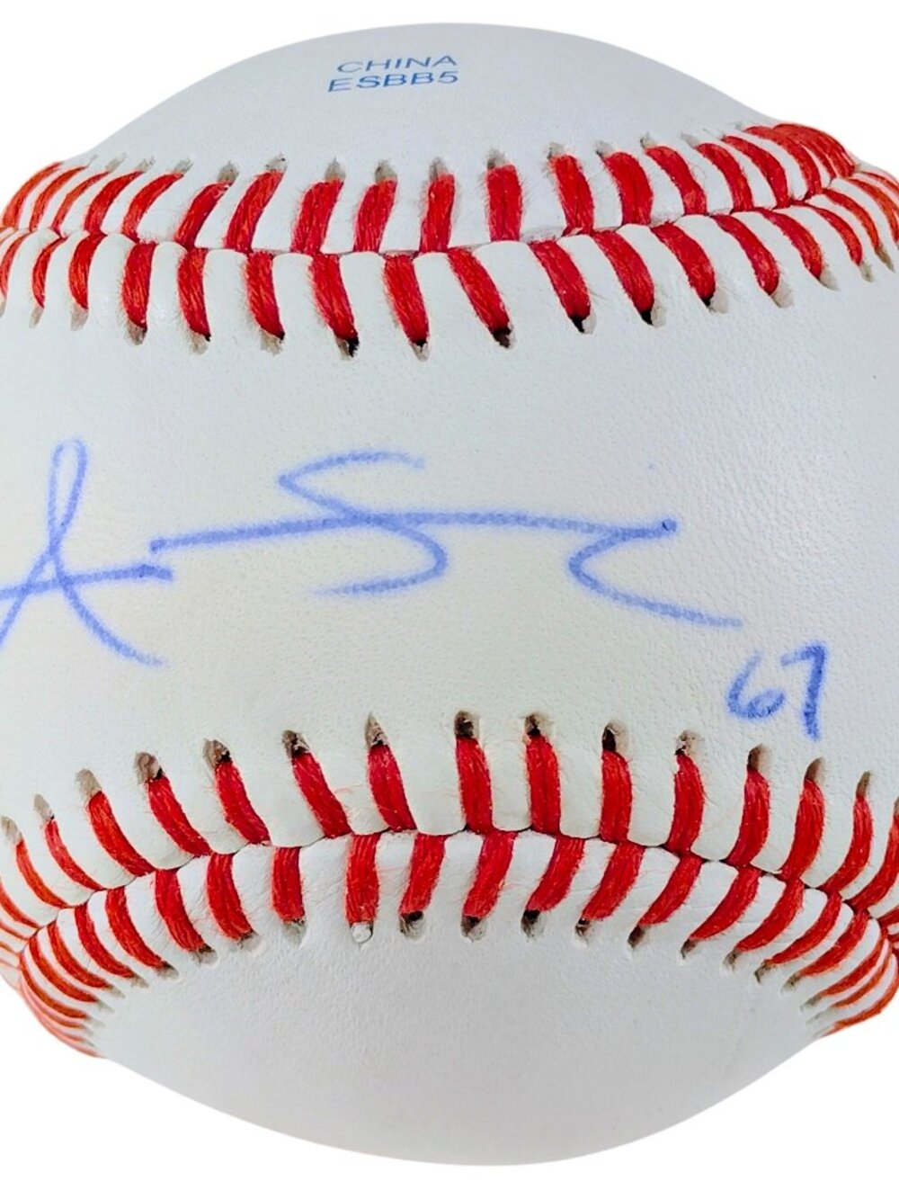 Andrew Susac Signed Rawlings ROLB1 Baseball SF Giants Proof Photo COA Auto